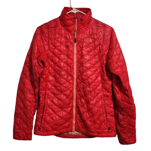 NORTH FACE Thermoball full zip jacket in red size‎ Small - Picture 1 of 12